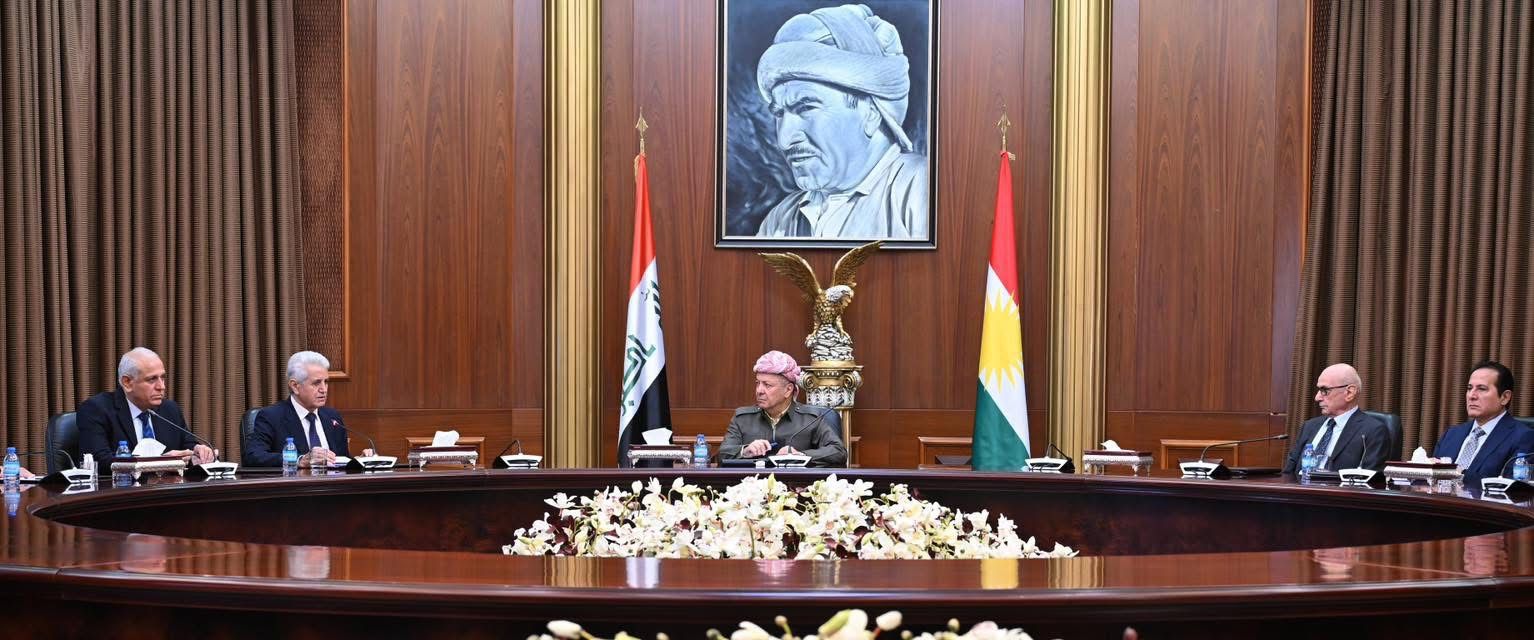 الرئيس بارزاني يستقبل وفد المجلس الكوردي السوري ENKS الرئيس بارزاني يستقبل وفد المجلس الكوردي السوري ENKS