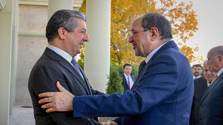 مسرور بارزاني والمالكي يبحثان تشكيل الحكومة العراقية