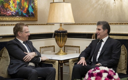 نيجيرفان بارزاني والسفير الفرنسي يؤكدان ضرورة تعاون القوى السياسية لتشكيل الحكومة العراقية الجديدة